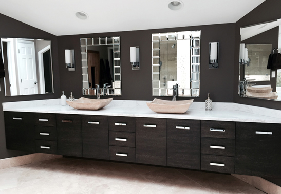 wall hung vanity